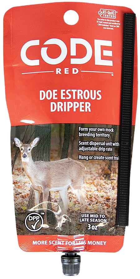 Code Blue OA1422 All-Natural Doe Estrous Deer Scent Dripper 3 oz