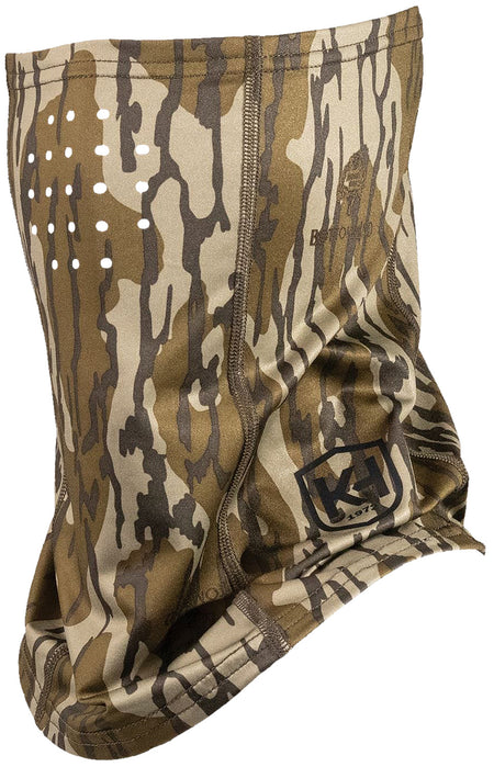 Moultrie KHT0213 Run N Gun OSFM Hunting Half Face Mask Mossy Oak Bottomland Camo
