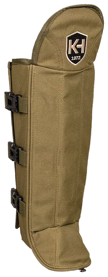Moultrie KHT0094 Snake Gaiters Adjustable Straps OD Green Ballistic Nylon Protection