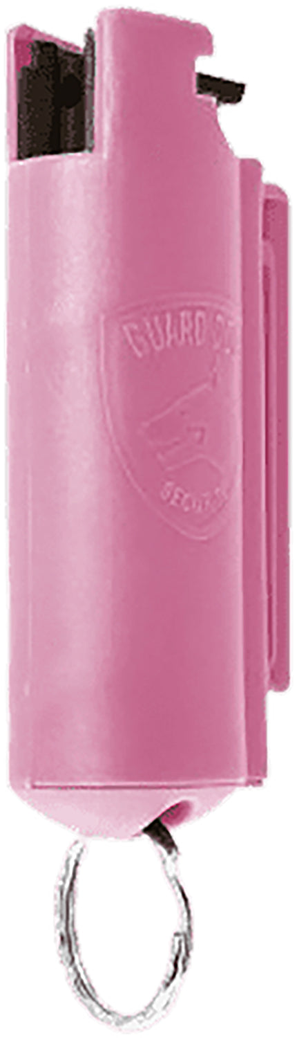 Guard Dog Security Quick Action Red Pepper Spray Pink 16 ft Includes Keychain