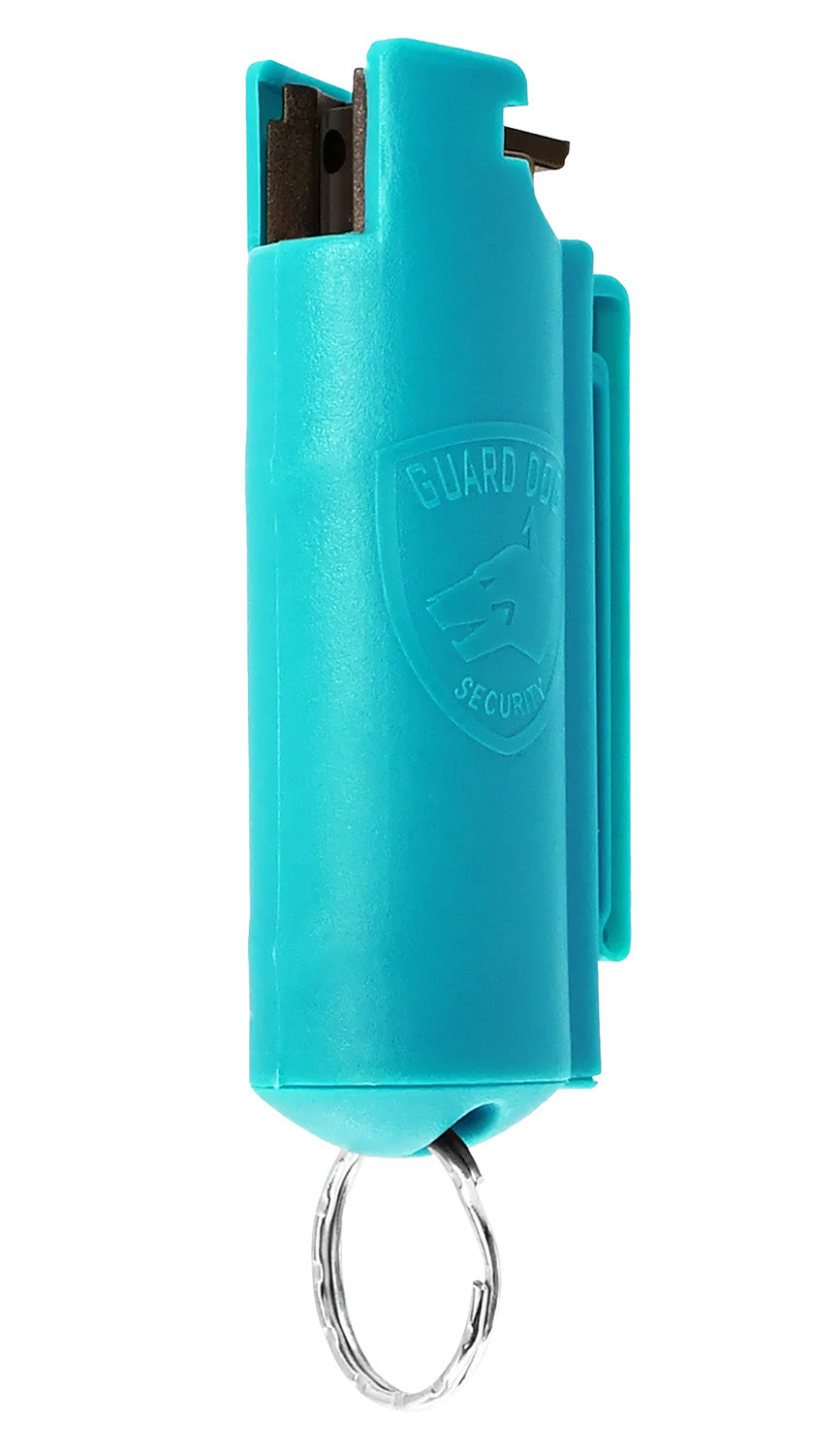 Guard Dog Quick Action Pepper Spray 16 Foot Range Blue with Keychain