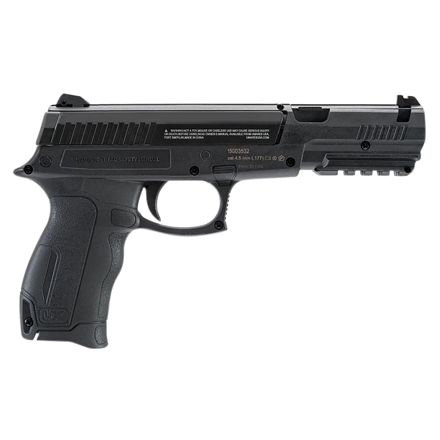Umarex DX17 Single Stroke BB Air Pistol .177 Cal 15+1 Fiber Optic Sight