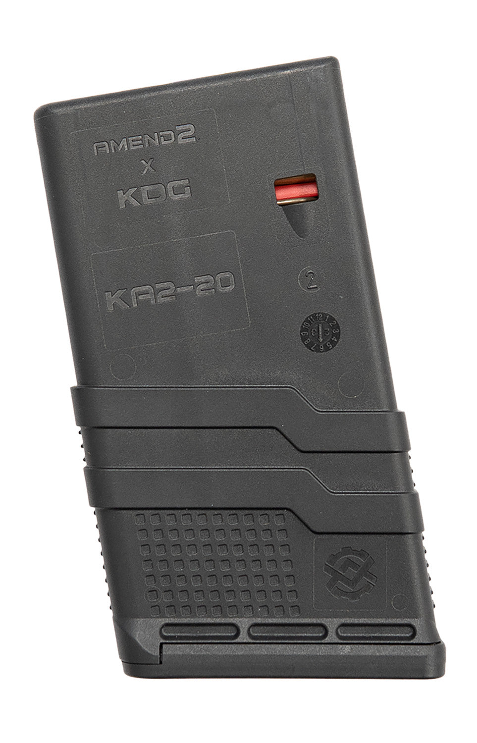 Amend2 Black Polymer 20rd 7.62x51 AR-15 Compatible Magazine