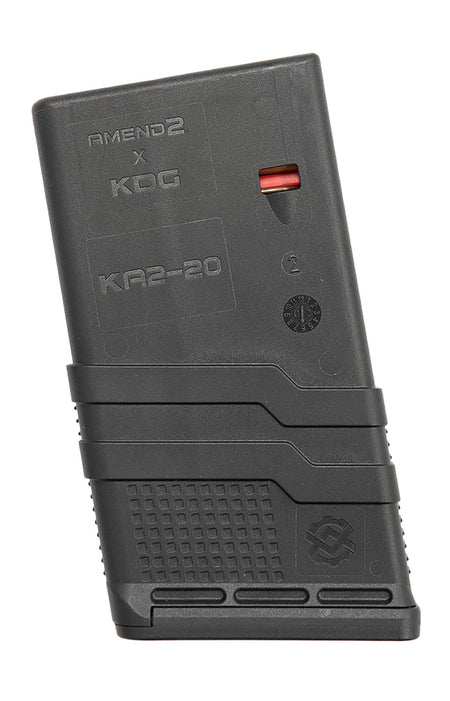 Amend2 Black Polymer 20rd 7.62x51 AR-15 Compatible Magazine