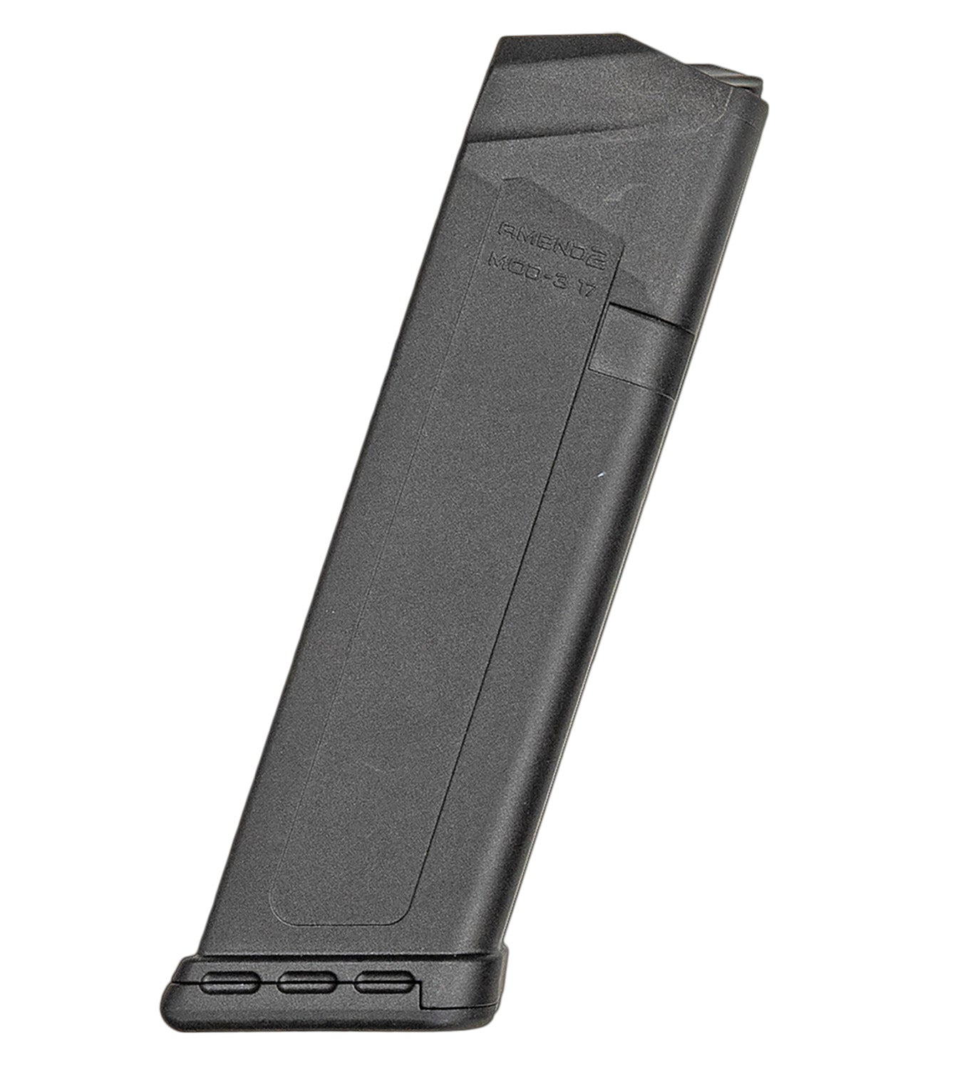 Amend2 MOD-3 Black 17rd 9mm Glock 17 Handgun Magazine