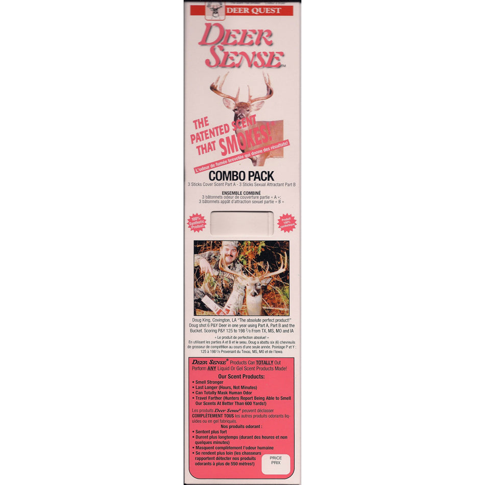 Deer Quest Deer Sense 12 pk. Combo Curiosity and Sexual Attractant Sticks