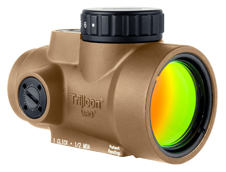 Trijicon 2200325 MRO SD Mini Reflex Sight 1x25mm 2 MOA Red Dot Coyote Tan