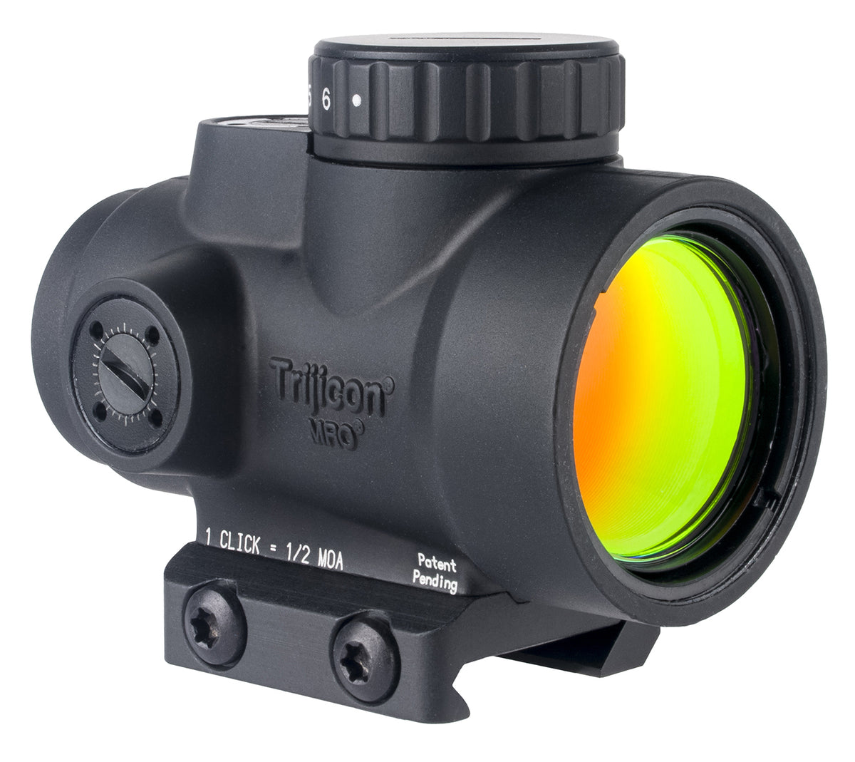 Trijicon 2200331 MRO SD Black Mini Reflex Sight 1x25mm 2 MOA Green Dot Low Mount