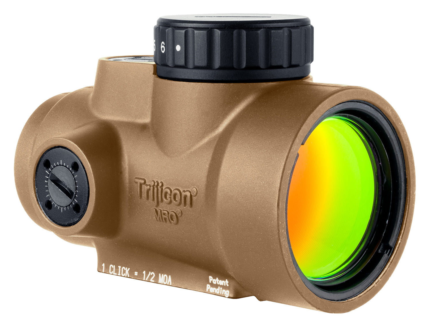 Trijicon 2200346 MRO SD Coyote Tan Mini Reflex Sight 1x25mm 2 MOA Green Dot Reticle