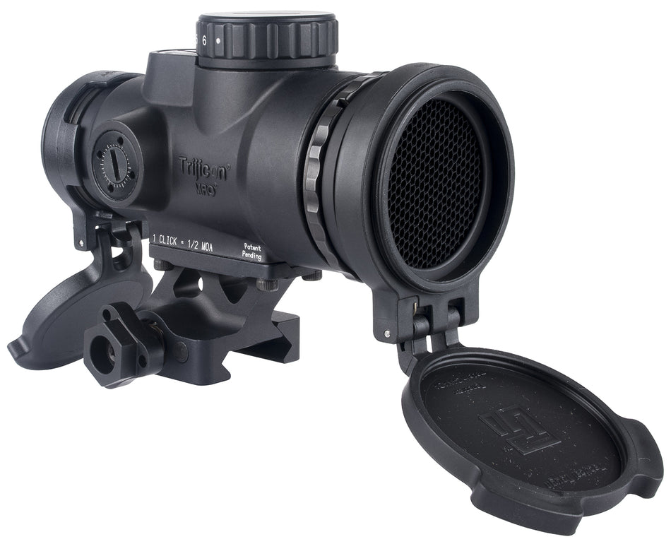 Trijicon 2200355 MRO SD Patrol Black 1x25mm 2 MOA Red Dot Full Co-Witness Quick Release Q-LOC