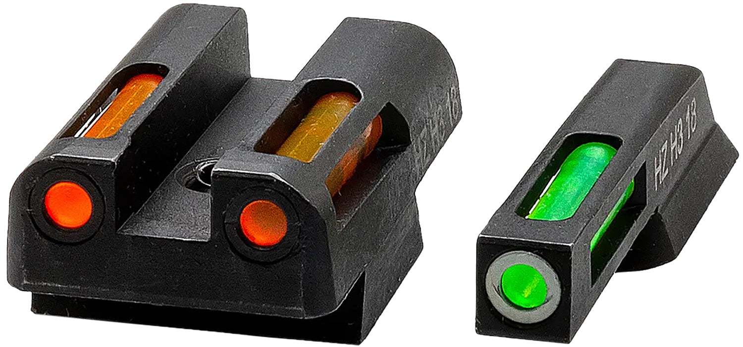 HiViz CZN421 LiteWave H3 Front & Rear Tritium Sight Set Green/White Outline Fits CZ 75, 85, P-01