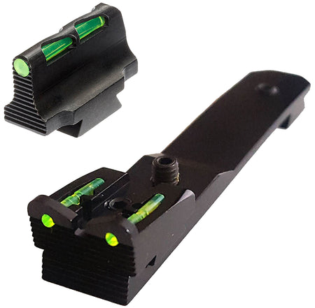 HiViz HHVS500 LiteWave Sight Set for Henry Rifles Green Red White Adjustable Front and Rear