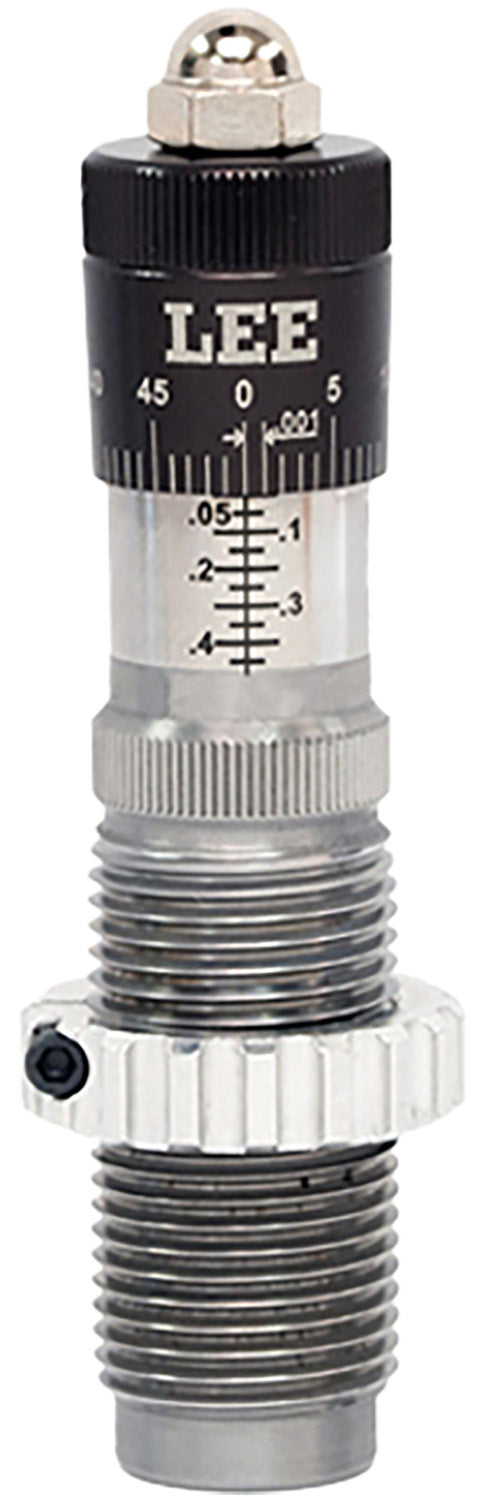 Lee Precision Micrometer Seating Die Black/Clear 6.5 Creedmoor Rifle