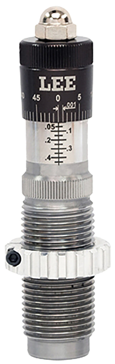 Lee Precision Micrometer Seating Die Black/Clear 6mm Creedmoor Rifle
