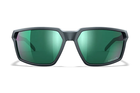 Wiley X AC6SRA07 Sierra Ballistic Sunglasses – Green Mirror Lens, Matte Graphite Polycarbonate Frame