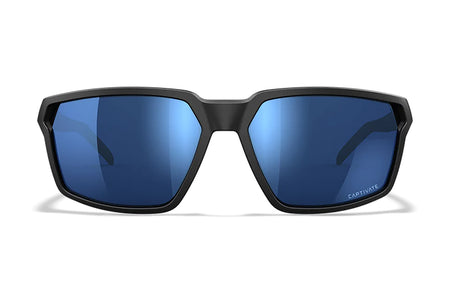 Wiley X AC6SRA09 Sierra Ballistic Sunglasses – Blue Mirror Lens, Matte Black Polycarbonate Frame