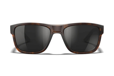 Wiley X AC6OVN15 Ovation Ballistic Sunglasses – Black Mirror Lens, Matte Tortoise Polycarbonate Frame