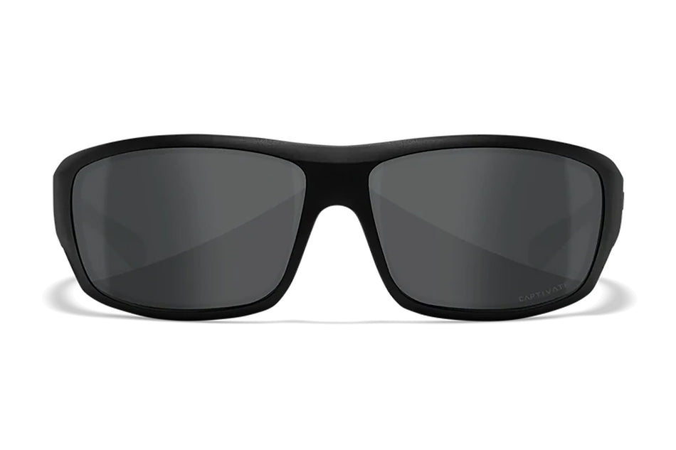 Wiley X ACOME08 Omega Safety Glasses Gray Lens Matte Black Polycarbonate Frame M/L