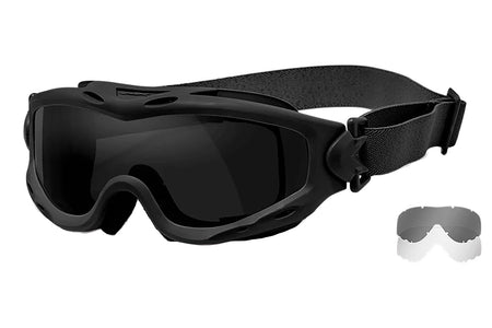 Wiley X SP29B Spear Ballistic Goggles Smoke Gray Lens Matte Black Frame