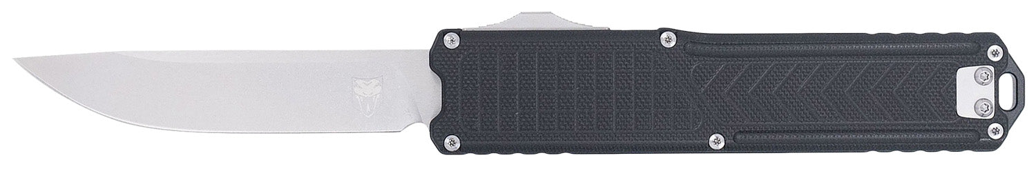 CobraTec Knives Ranger 3.25" Out-the-Front D2 Steel Blade Black G10 Scales Ambidextrous Titanium Clip