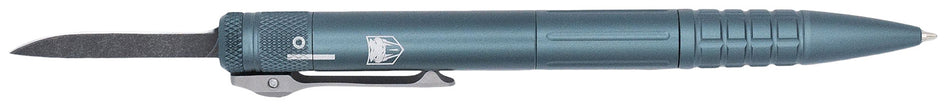 CobraTec CNCOTFPGRYGEN2 Tactical Pen Gen II OTF Knife Gray Aluminum D2 Drop Point Blade
