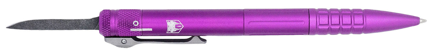 CobraTec CNCOTFPPURGEN2 Gen II OTF Pen Knife Purple Aluminum D2 Steel 1.75" Blade
