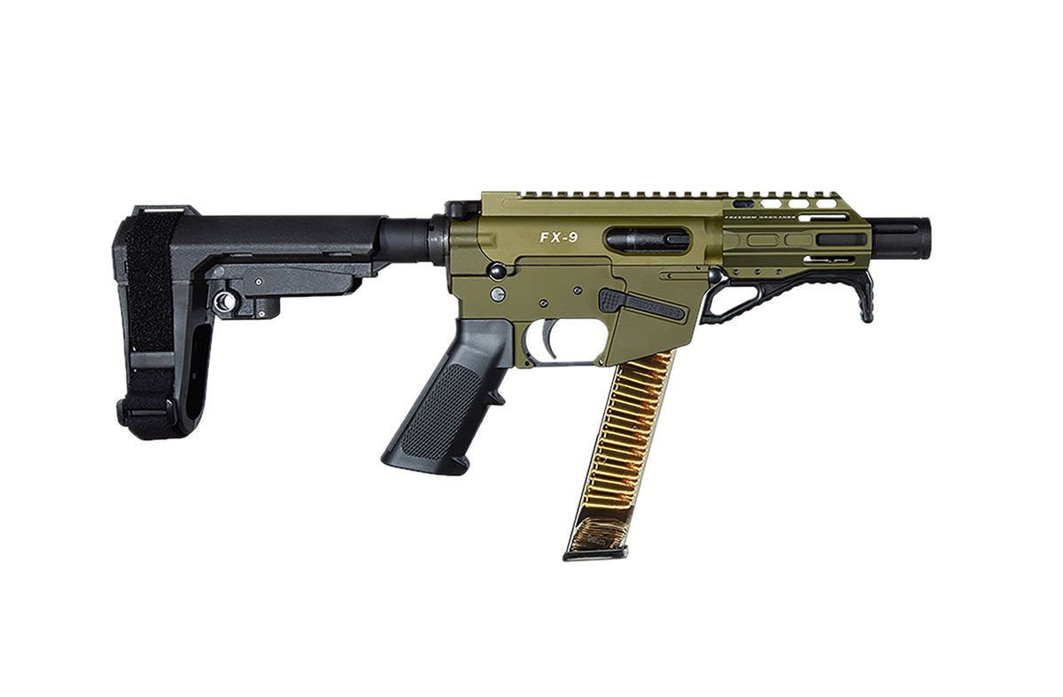 FREEDOM ORDNANCE FX9P4S-ODG FX9P 9mm Luger 31+1 4" OD Green