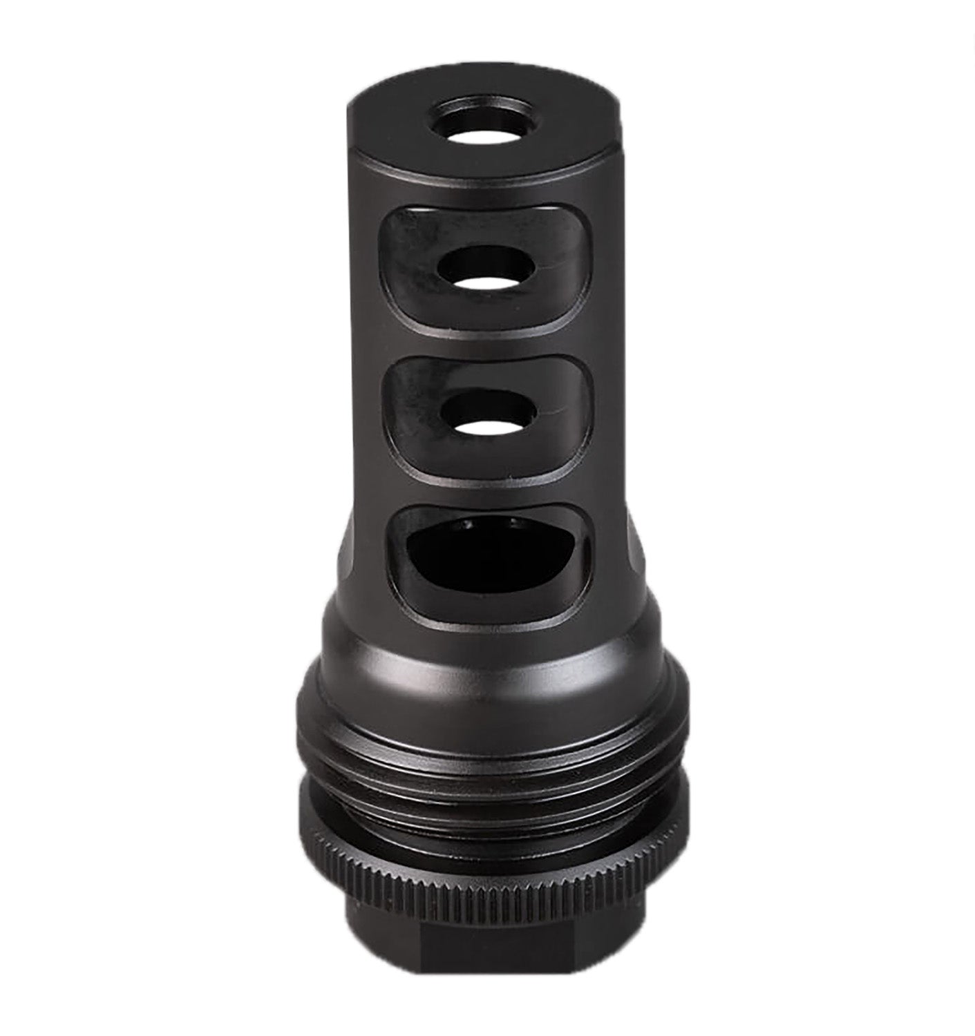 SilencerCo ASR Muzzle Brake AC1961 Black Nitride 11/16"x24 for 458 Caliber