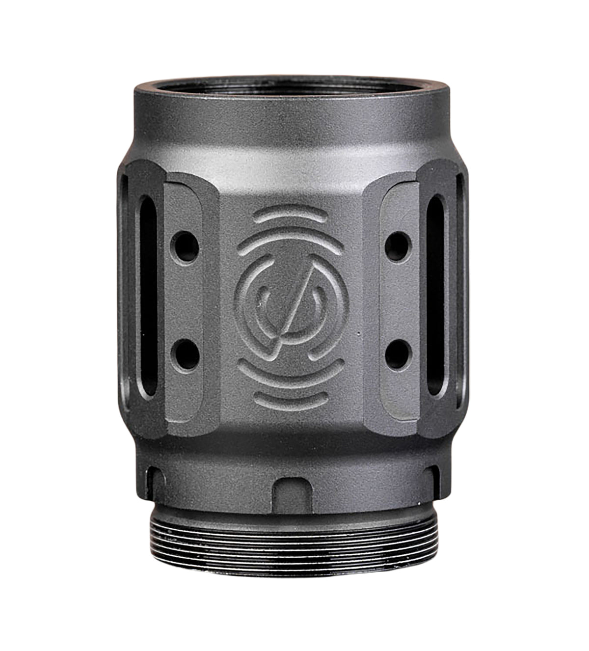 SilencerCo MAAD Brake 2.0 Charlie AC5451 Black Anodized Aluminum 1.68" Diameter
