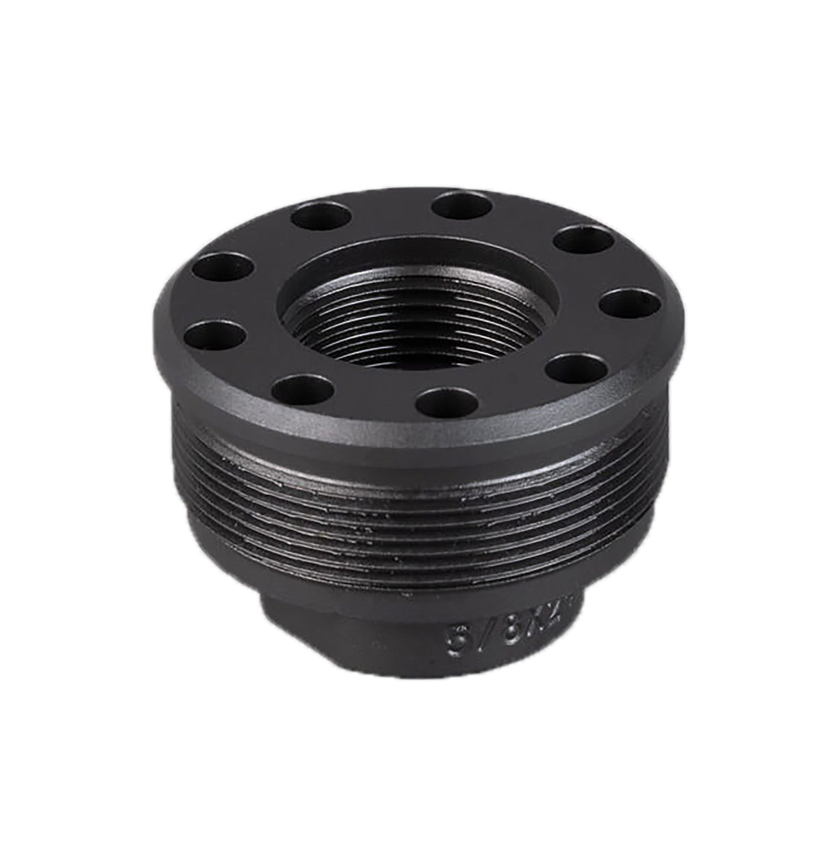 SilencerCo AC822 Alpha Suppressor Direct Thread Mount 9/16"x24 Black