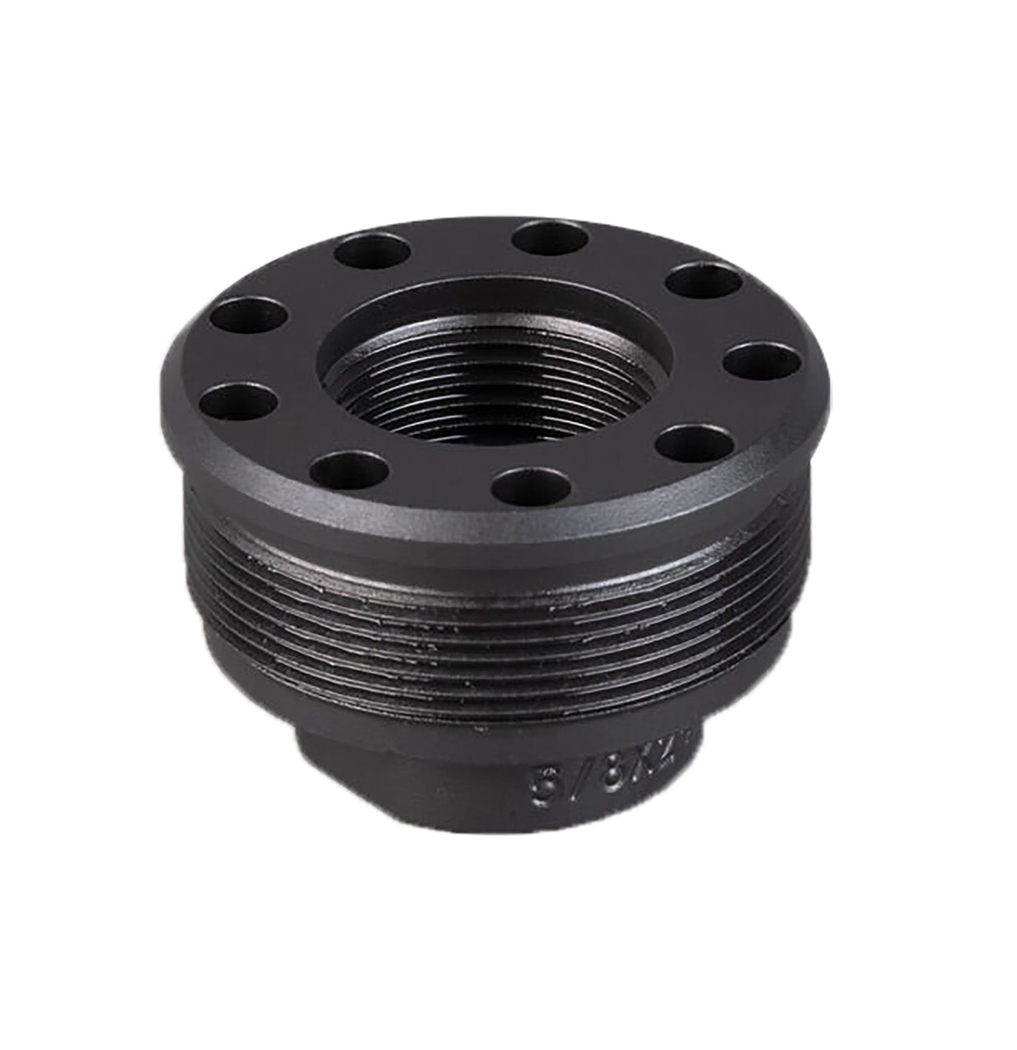 SilencerCo AC837 Alpha Suppressor Direct Thread Mount M18X1 Black