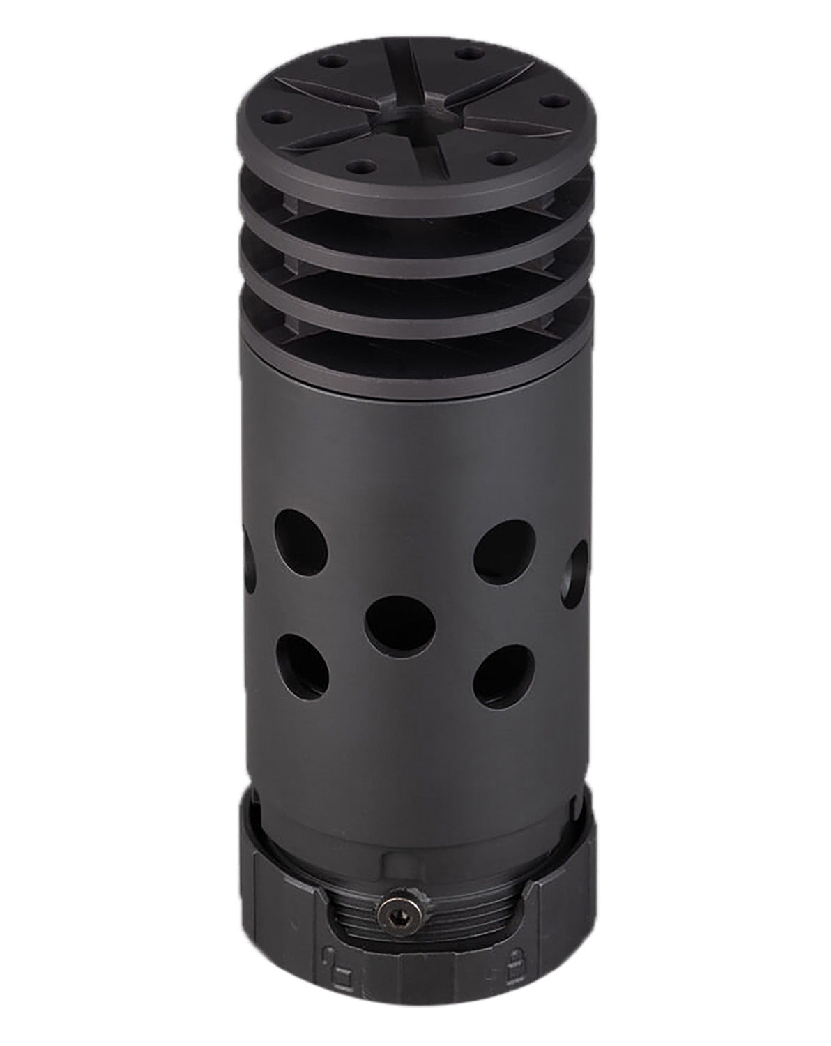 SilencerCo AC2082 ASR Anchor Brake Black Steel 30 Cal Muzzle Device