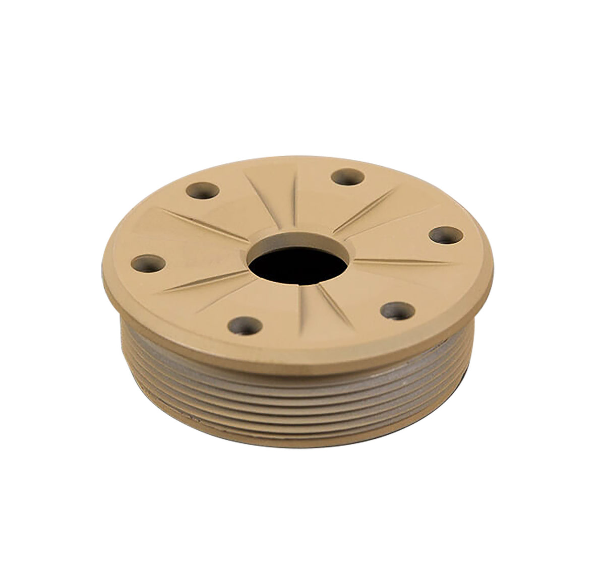 SilencerCo AC1369 30 Cal Bravo Front Cap for Suppressors Matte FDE