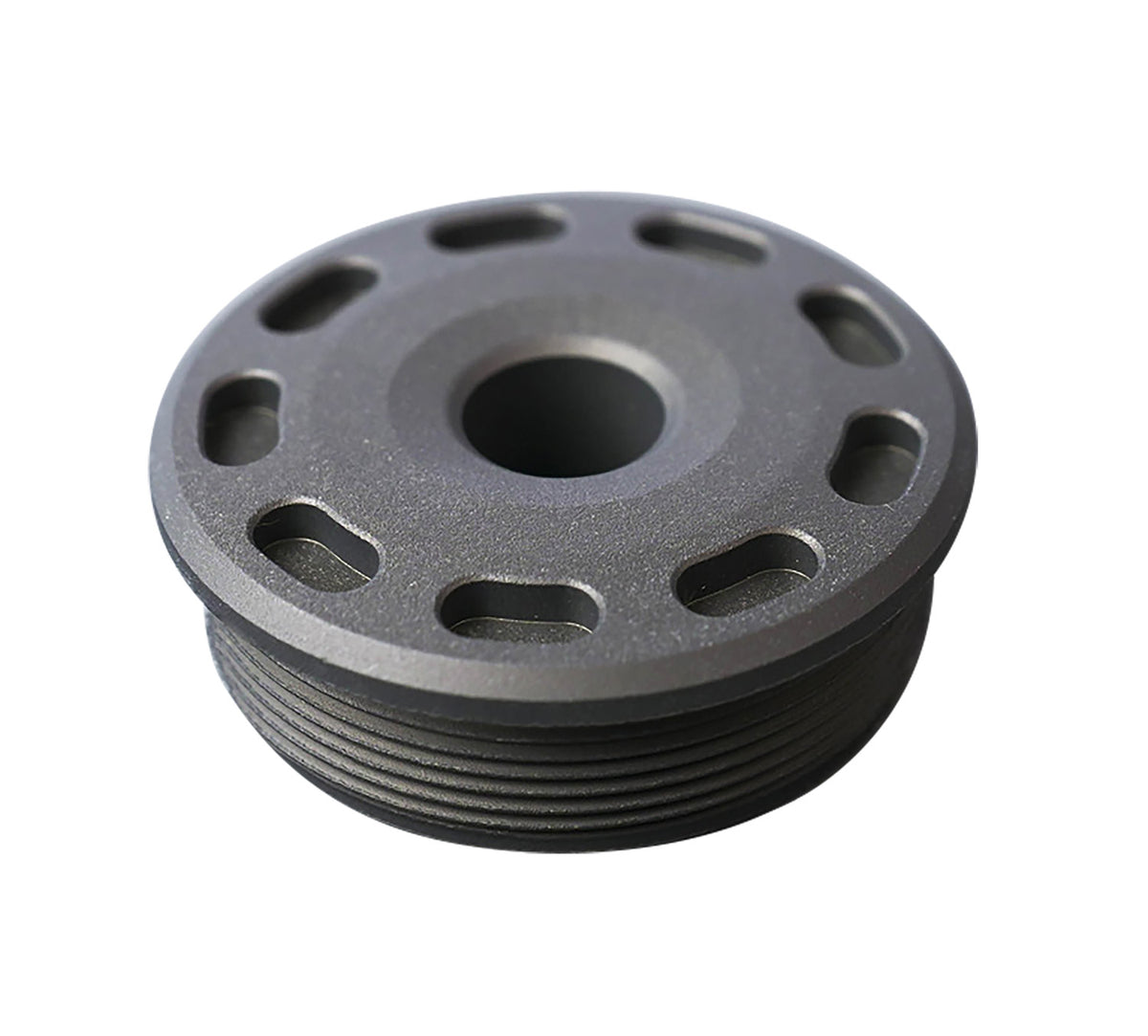 SilencerCo AC5388 223 Cal Titanium Bravo Front Cap Matte Black