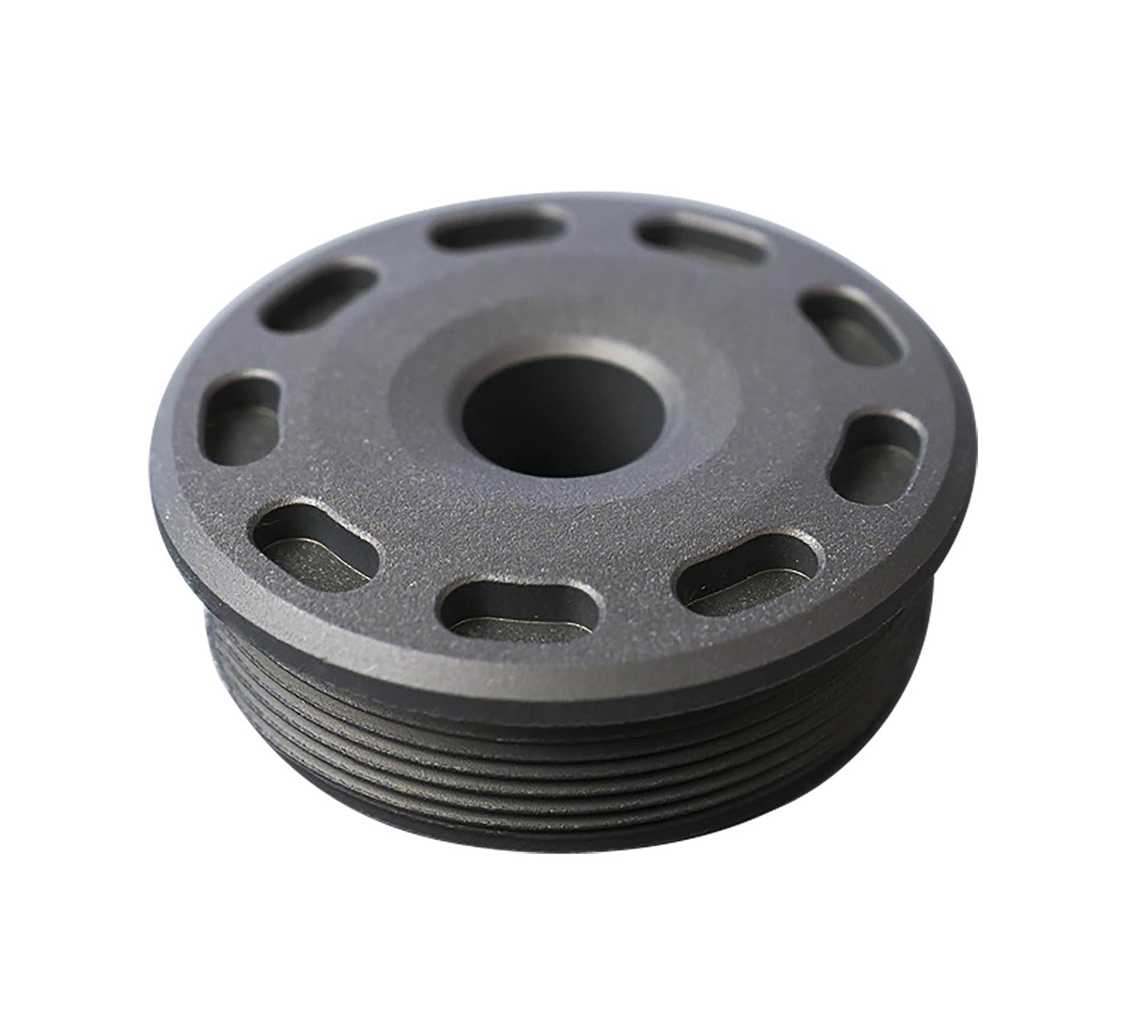 SilencerCo AC5388 223 Cal Titanium Bravo Front Cap Matte Black