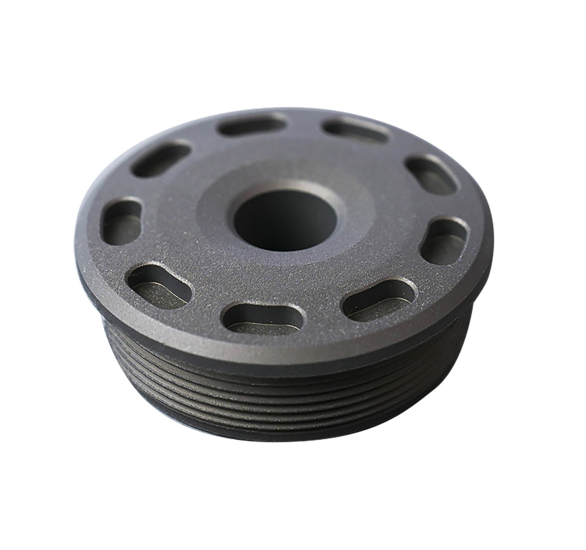 SilencerCo AC5390 30 Cal Titanium Bravo Front Cap Matte Black