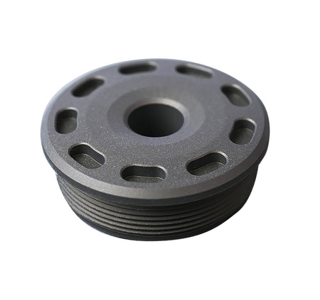 SilencerCo AC5390 30 Cal Titanium Bravo Front Cap Matte Black
