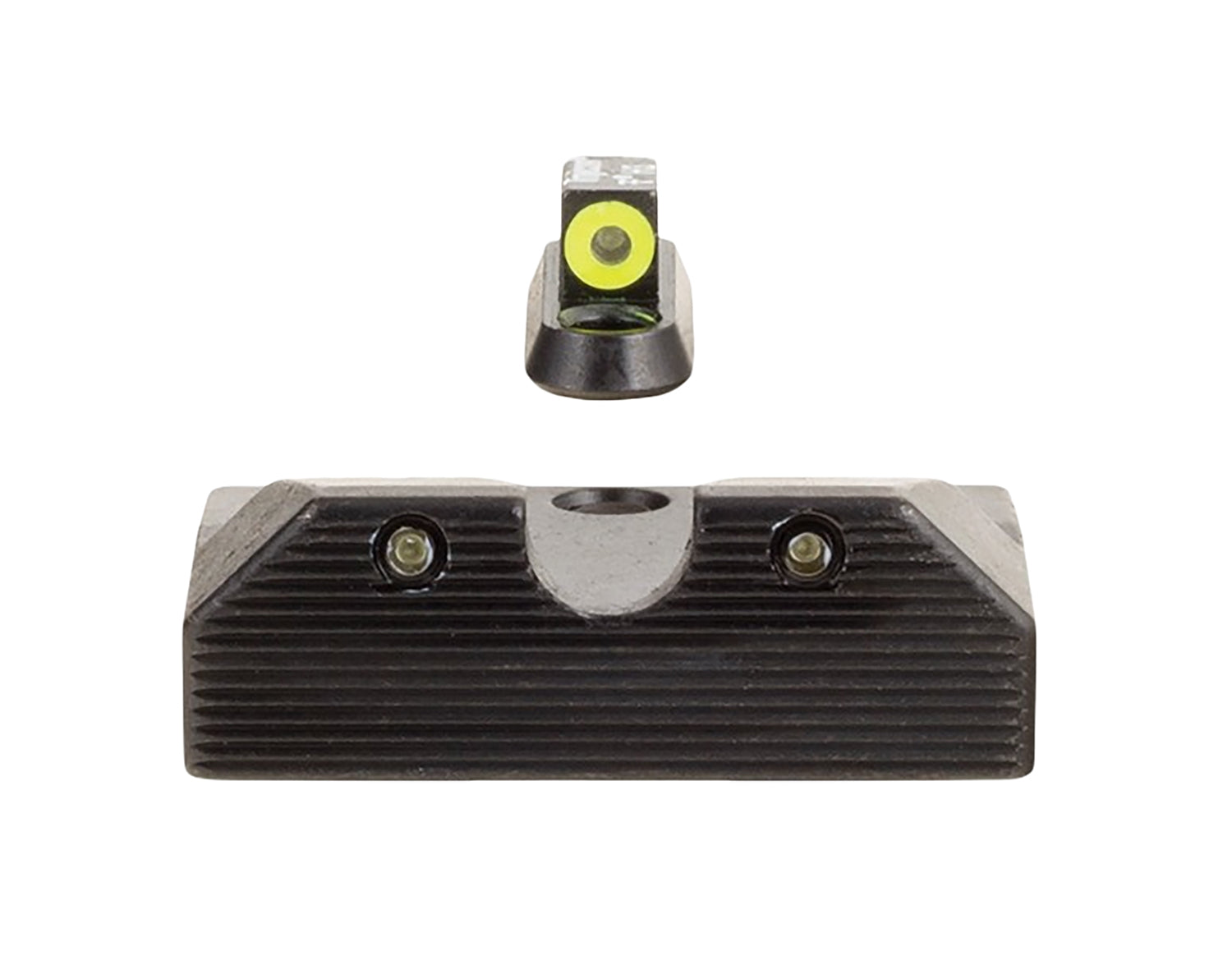 Trijicon HD XR Night Sight Set Yellow Outline Front Green Rear Black Frame CZ P-10 – 601080