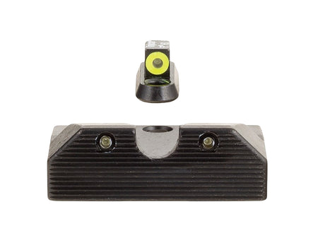 Trijicon HD XR Night Sight Set Yellow Outline Front Green Rear Black Frame CZ P-10 – 601080