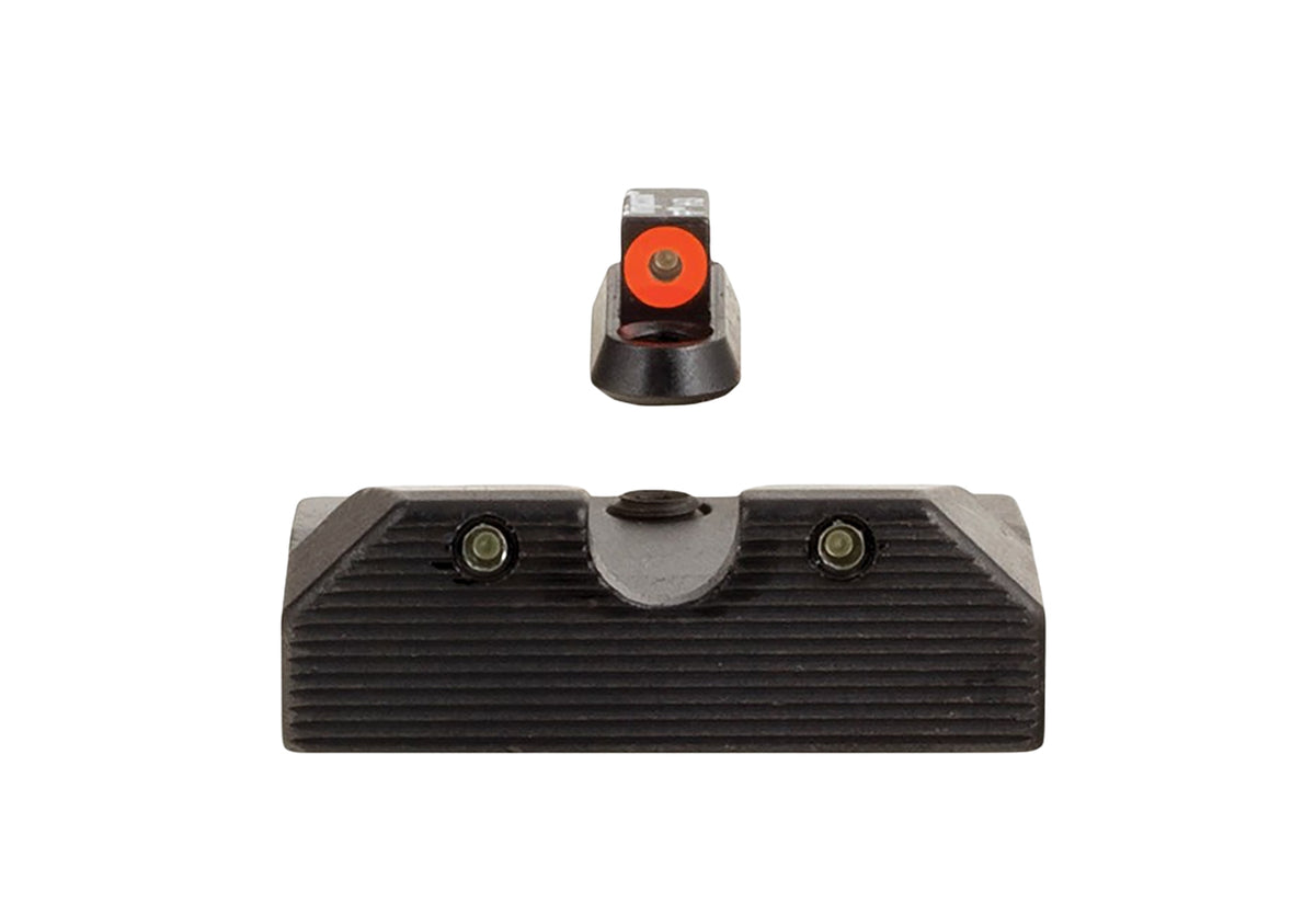 Trijicon HD XR Night Sight Set Orange Outline Front Green Rear Black Frame CZ P-10 – 601081