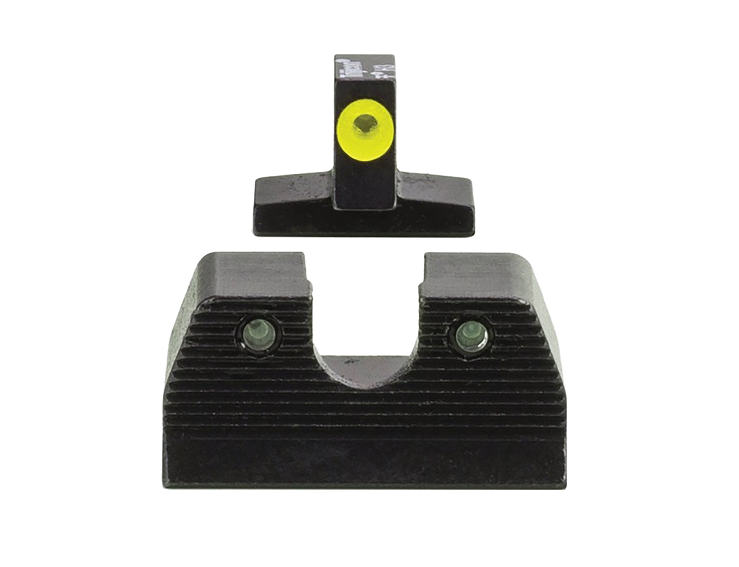 Trijicon HD XR Night Sight Set Yellow Outline Front Green Rear Black Frame FN FNX/FNP – 600890