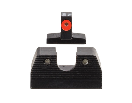 Trijicon HD XR Night Sight Set Orange Outline Front Green Rear Black Frame FN FNX/FNP – 600891