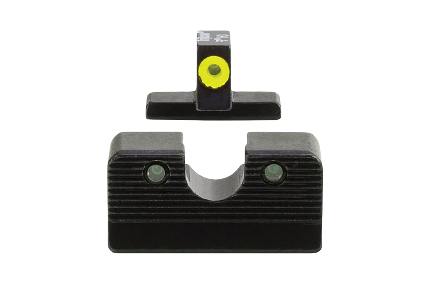 Trijicon HD XR Night Sight Set Yellow Outline Front Green Rear Black Frame FN 509 – 600999