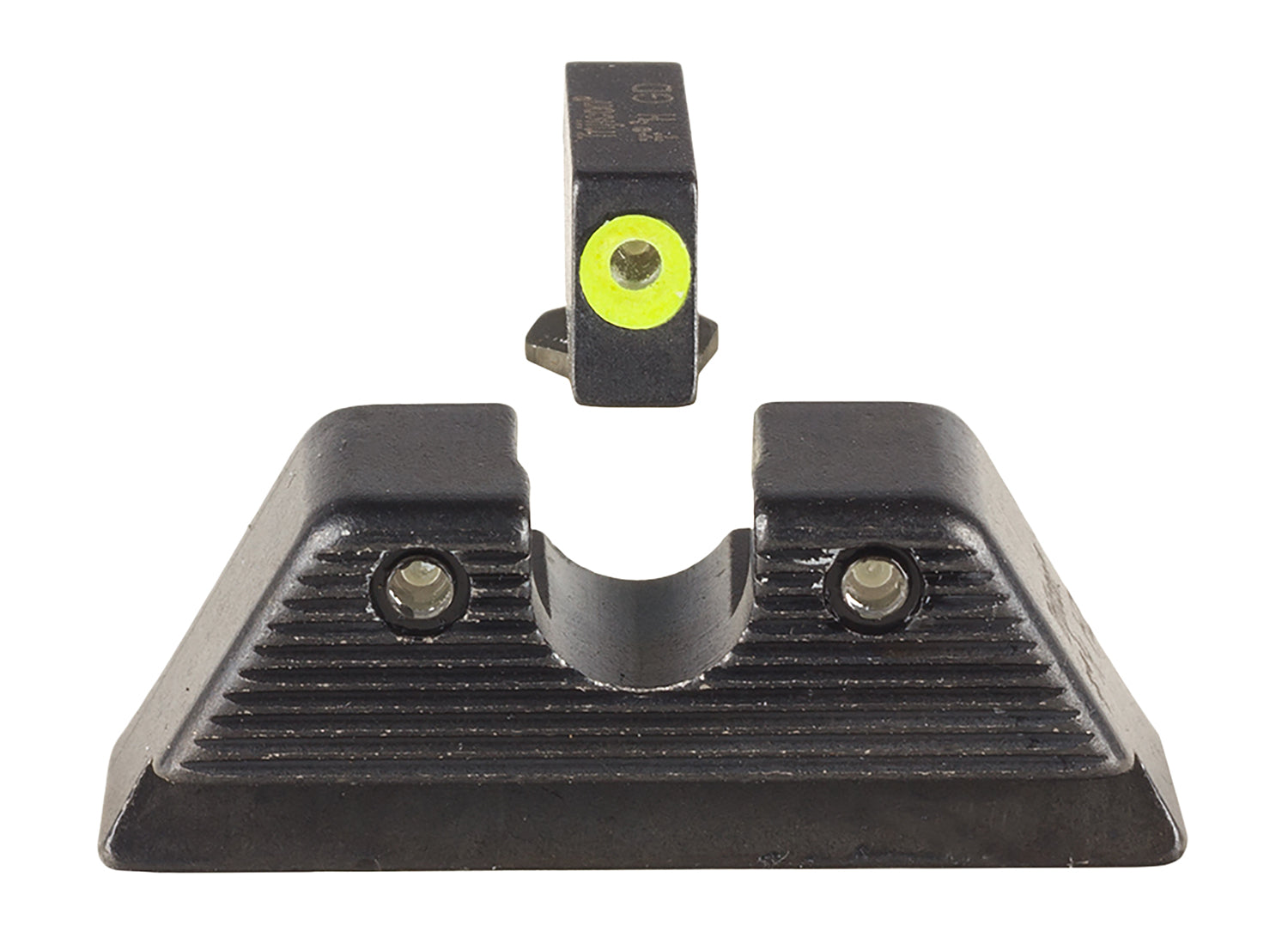 Trijicon HD XR Night Sight Set Yellow Outline Front Green Rear Most Glock Models incl MOS – 601091