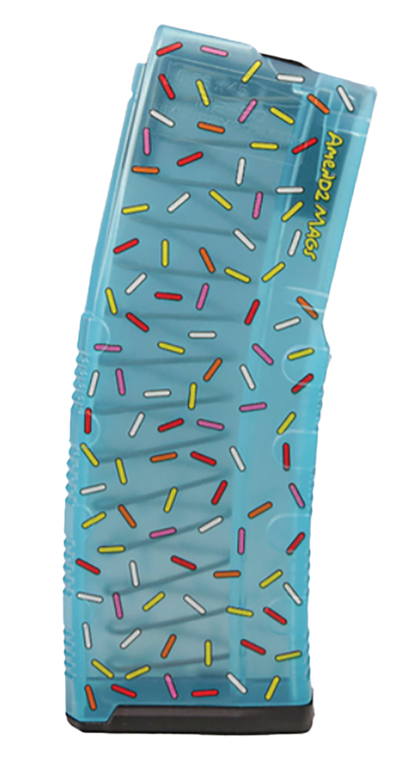 Amend2 MOD-C Teal Sprinkles Donut 30rd 5.56 NATO AR-15 Magazine