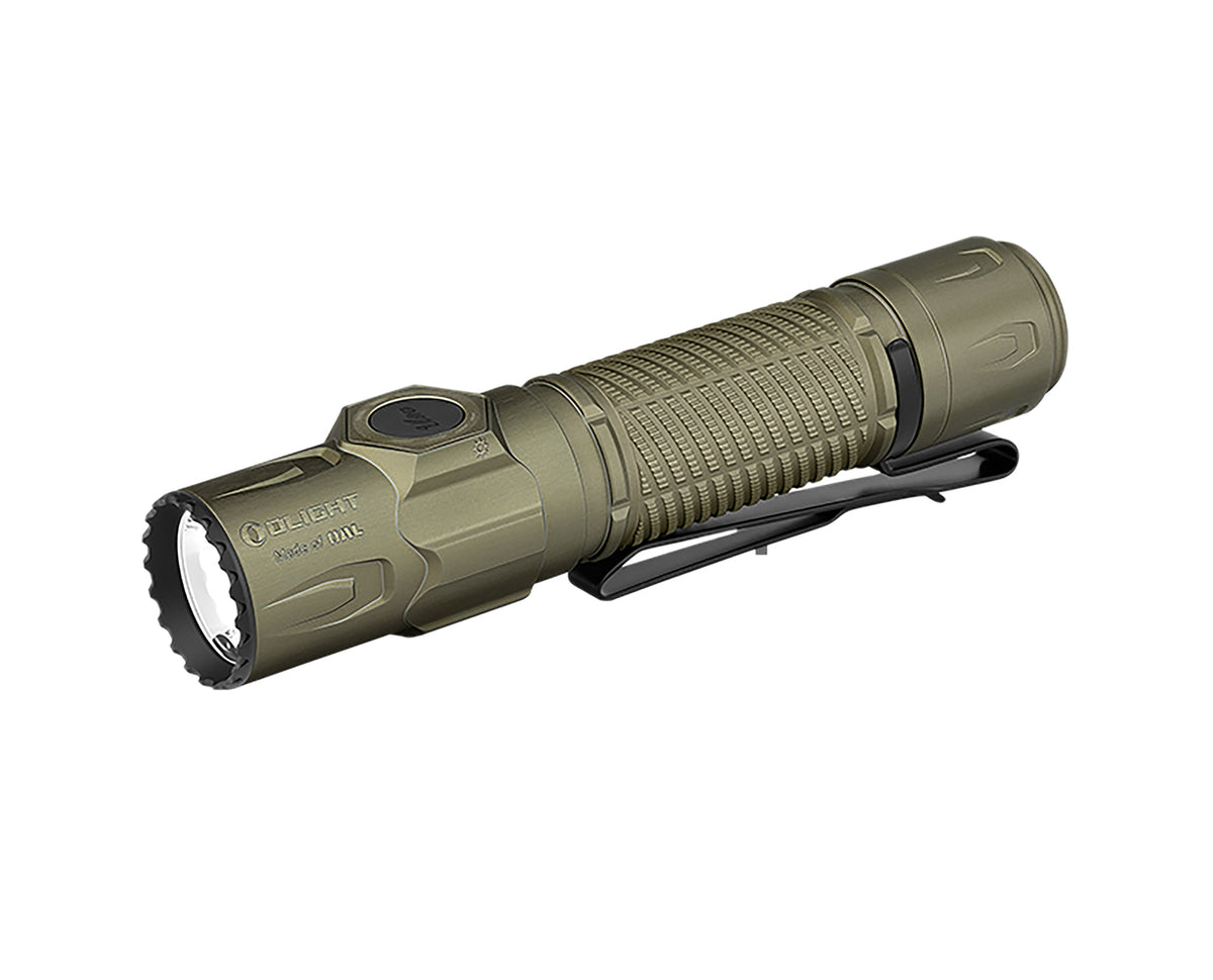 Olight Warrior Ultra OD Green 2,300 Lumens LED Tactical Light with Two-Stage Tail Switch