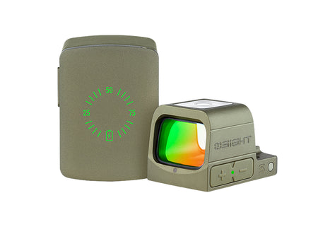 Osight S Olive Green 1x 2 MOA Dot Plus 32 MOA Circle Reflex Sight