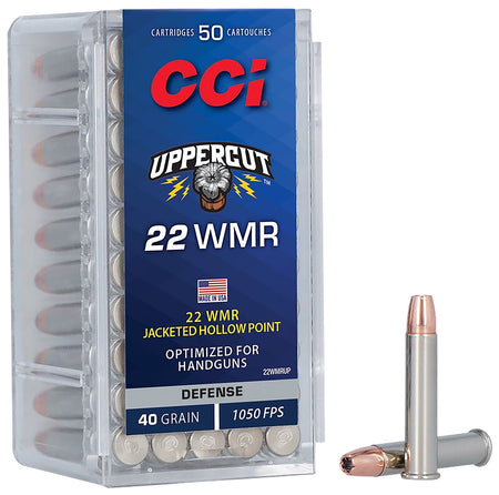 CCI .22 Magnum / WMR Uppercut 40 grain Jacketed Hollow Point ammunition