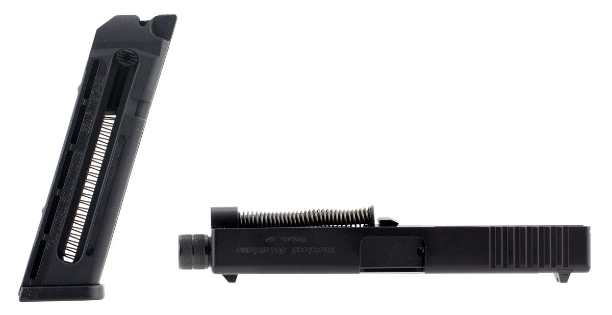 Tactical Solutions TSG-22 Glock 19/23/32/38 22 LR Slide Conversion Kit Black Steel Barrel w/Mag