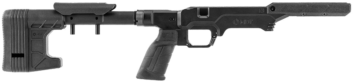 MDT 114914BLK LSS Gen3 Worker Black Chassis System for Savage Long Action Rifles